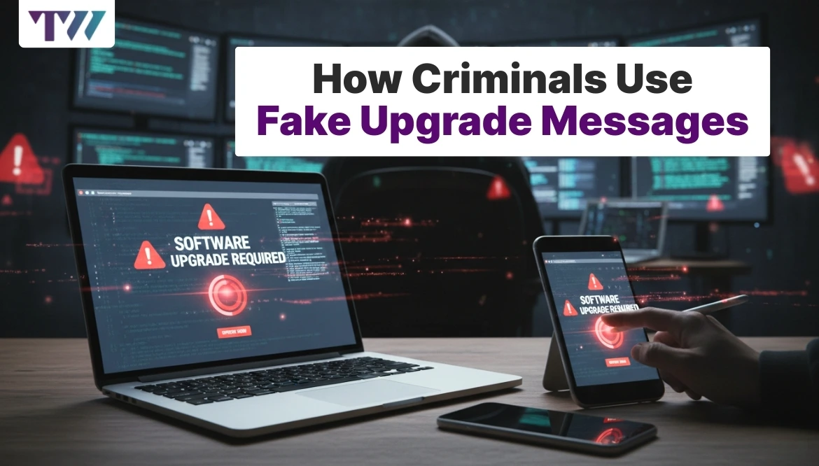 How Criminals Use Fake Upgrade Messages